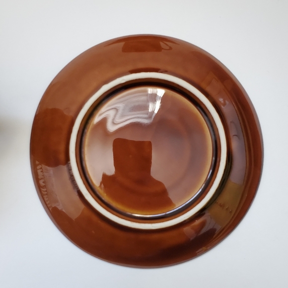 Set of 2 Vintage brown tea cups with saucers - Picture 6 of 8